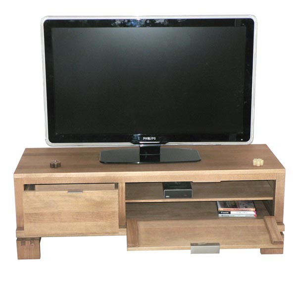 Meuble Tv Bas En Hetre : Meuble Tv 1 Porte 1 Tiroir Meuble Tv Bas En Hetre : Meuble Tv 1 Porte 1 Tiroir