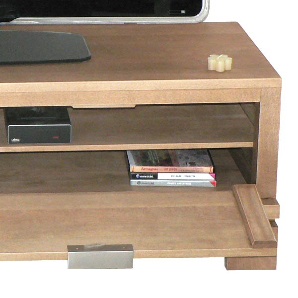 Meuble Tv Bas En Hetre : Meuble Tv 1 Porte 1 Tiroir Meuble Tv Bas En Hetre : Meuble Tv 1 Porte 1 Tiroir
