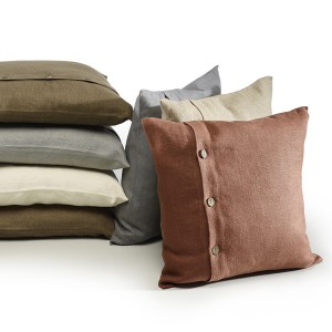 Coussin carré lin bio