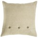 Coussin carré lin sable