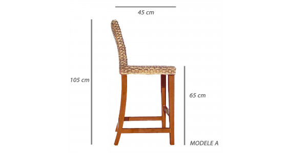 Tabouret  modèle A hauteur 65cm