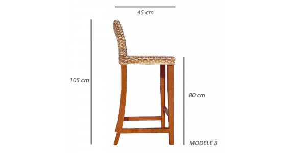 Tabouret  modèle B hauteur 80cm