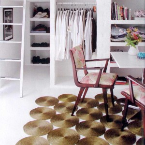 Tapis "cercles" rectangle
