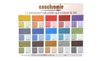 Nuancier Teinte naturelle Anachromie