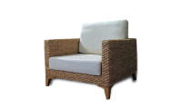Fauteuil en latex pur et lin bio