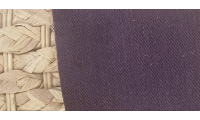 Nouveau colori : toile de chanvre aubergine