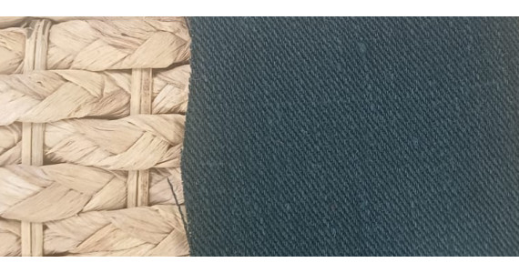 Nouveau colori : toile de chanvre vert épicéa