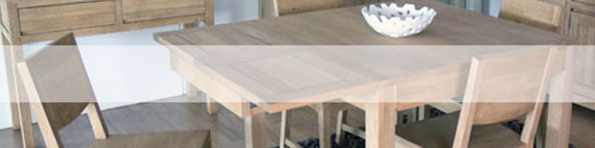 Tables de repas écologiques extensibles, carrées, rectangles, en bois