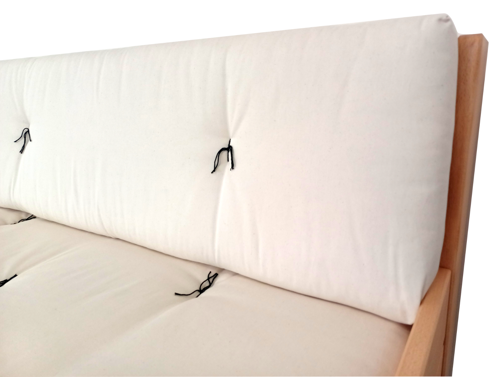 Detail matelas latex canapé lit